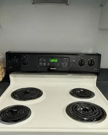 Stovetop after cleaning