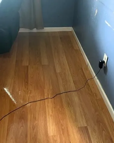 Hardwood Floor after cleaning